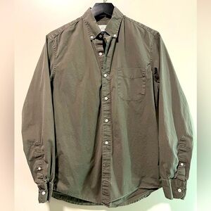 J Crew Olive Button Down - Size S